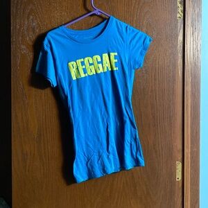 Blue reggae shirt